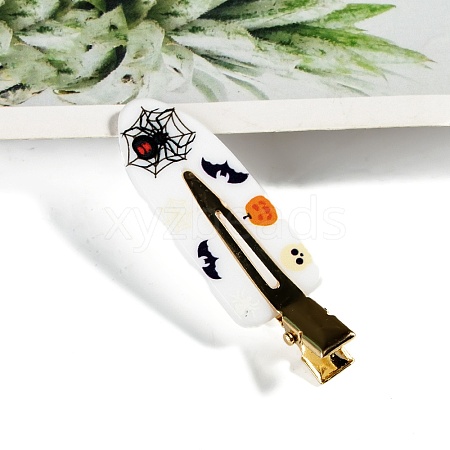 Halloween Acrylic Alligator Hair Clips PW-WG468F1-05-1