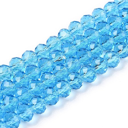 Glass Beads Strands EGLA-A044-T6mm-D08-1