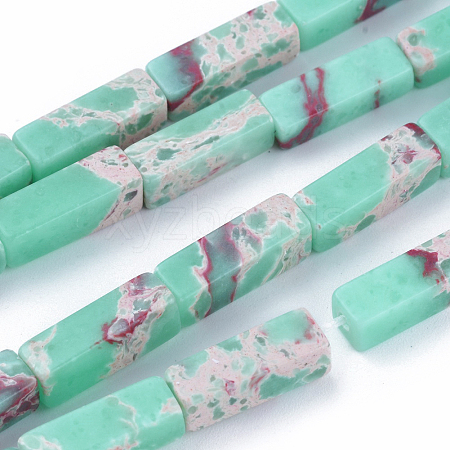 Synthetic Imperial Jasper Beads Strands X-G-E508-02G-1