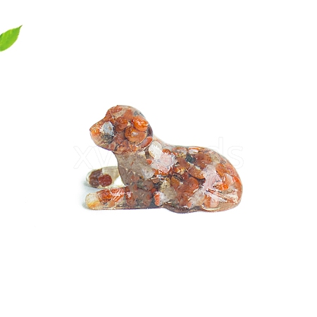 Resin Dog Display Decoration PW-WGF94F5-13-1