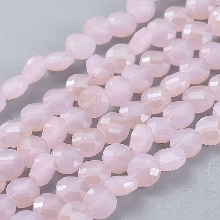 Electroplate Glass Beads Strands EGLA-J149-C-6mm-HR01-1