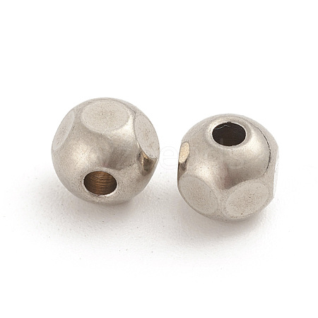 Tarnish Resistant 304 Stainless Steel Beads STAS-D174-42C-P-1