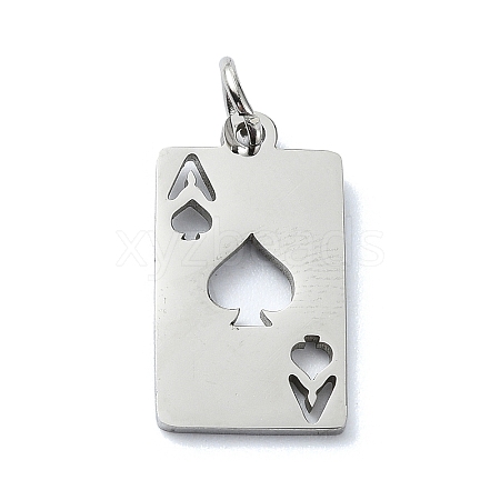 Non-Tarnish 304 Stainless Steel Pendants STAS-C097-65P-1