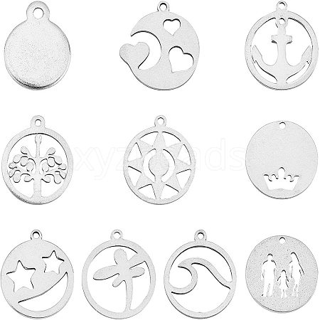 Unicraftale 304 Stainless Steel Pendants STAS-UN0011-83P-1