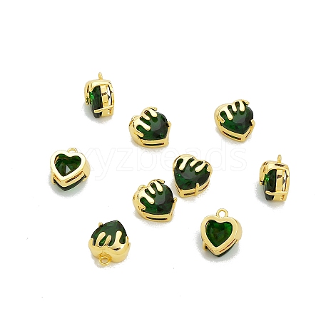 Brass Micro Pave Cubic Zirconia Charms PW-WG9FE6D-01-1