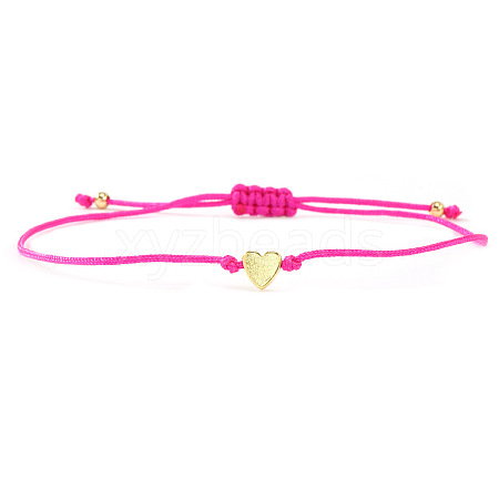 Valentine's Day Nylon Cord Braided Bracelets VO3472-1-1