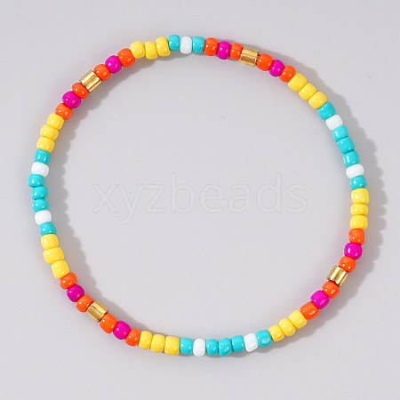 Bohemian Style Round Bead Handmade Fashion Women's Bracelet RB3562-9-1