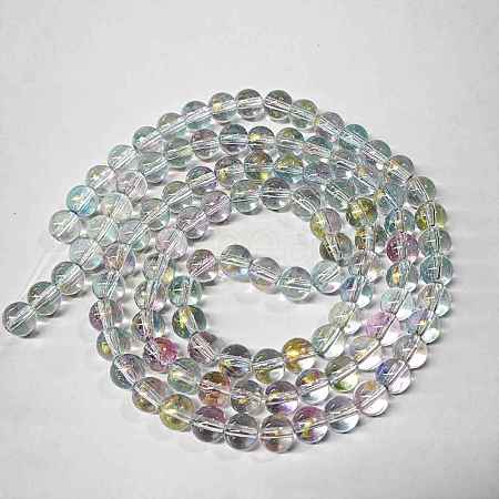 Baking Paint Glass Beads Strands DGLA-YW0002-01B-04-1