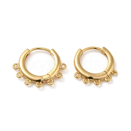 Brass Earring Findings KK-O100-02E-G-1