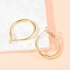 Brass Hoop Earrings for Women EJEW-A156-17A-G-2