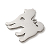 Non-Tarnish 304 Stainless Steel Pendants STAS-O005-13P-2