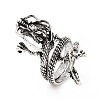 Dragon Wide Band Rings for Men RJEW-F126-07AS-2
