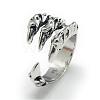 Adjustable Alloy Cuff Finger Rings RJEW-S038-007-1