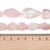 Natural Rose Quartz Beads Strands GG-CBA3D9B-11-5
