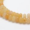 Natural Topaz Jade Beads Strands G-G665-12-6x4mm-3