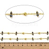 Handmade Faceted Natural Lapis Lazuli Beaded Chains CHC-L050-02G-07-2