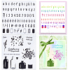 CRASPIRE 2Pcs 2 Styles Silicone Stamps DIY-CP0009-79-1