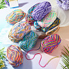 Light Gradient Segment Dyed Polyester Yarn DIY-TADJ0002-005K-7