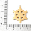 304 Stainless Steel Pendants STAS-Z120-01F-G-3