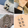 36Pcs 4 Styles Tibetan Style dZi 3-Eye Beads G-TA0002-68-8