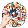 50Pcs Christmas Theme Cartoon Paper Stickers DIY-P085-13-4