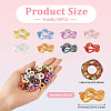 Plated UV Transparent Acrylic Beads FIND-TAC0035-52-4