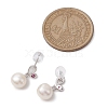 Natural Pearl Ear Studs EJEW-P286-23P-3