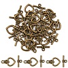 20Pcs Tibetan Style Toggle Clasps TIBE-YW0002-02-1