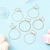 6Pcs 6 Styles Ocean Theme 304 Stainless Steel Chain Bracelet Sets with Charms for Women BJEW-JB12448-1