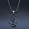 304 Stainless Steel Pendant Necklaces PW-WG17577-01-2