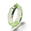 Transparent Acrylic Finger Rings RJEW-T010-09B-2