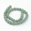 Natural Green Aventurine Bead Strands G-G735-63F-10mm-2
