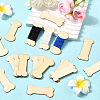 60Pcs 3 Styles Wood Thread Winding Boards DIY-SC0031-10A-5