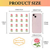 8 Sheets Plastic Waterproof Self-Adhesive Picture Stickers DIY-WH0428-076-2