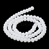 Imitation Jade Solid Color Glass Beads Strands X-EGLA-A034-J4mm-MD05-4