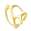 304 Stainless Steel Open Cuff Rings for Women RJEW-Z043-02F-1