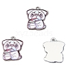 Alloy Enamel Pendants PW-WG6EA49-02-1