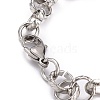 Tarnish Resistant 304 Stainless Steel Rolo Chain Bracelets BJEW-Z011-05P-2