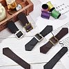 Fingerinspire 4Pcs 2 Colors Imitation Leather Toggle Buckle FIND-FG0001-26-4