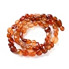 Natural Carnelian Beads Strands G-P497-01C-35-3