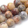 Natural Crazy Lace Agate Beads Strands G-S259-38-8mm-1