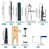 8 Styles DIY Finger Ring Tool Sets TOOL-UN0001-72-3