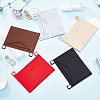 WADORN 5Pcs 5 Colors Felt Bags Organizer Insert PURS-WR0006-86-4