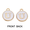 Golden Plated Alloy Charms ENAM-SZ0001-25A-U-2