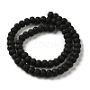 Natural Lava Rock Dyed Beads Strands G-Z036-B01-18-2
