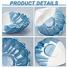 Shell Shape Porcelain Jewelry Plate AJEW-WH0010-77A-5