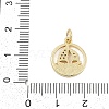 Brass Micro Pave Cubic Zirconia Pendants KK-I723-47G-3