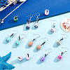 SUNNYCLUE DIY Imitation Bubble Tea/Boda Milk Tea Dangle Earring Making Kits DIY-SC0018-91-4