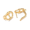 Brass Hoop Earrings Findings KK-B105-04G-2