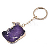 Natural Regalite/Imperial Jasper/Sea Sediment Jasper Keychain G-N0326-002A-1